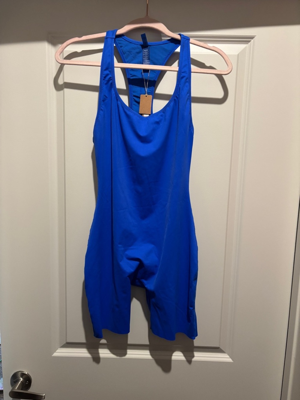 SKIMS Colbolt Blue Sleeveless Jumpsuit Romper